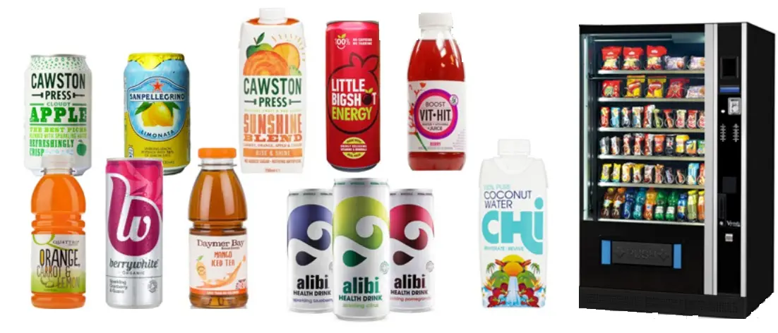 innovative drinks for vending machines